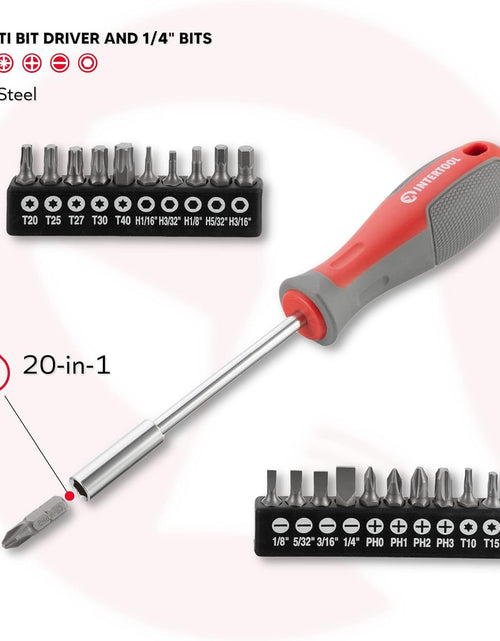 Load image into Gallery viewer, 29Pcs Screwdriver Set, Magnetic Phillips and Slotted Tips, Fastening and Loosening Screws VT08-3329
