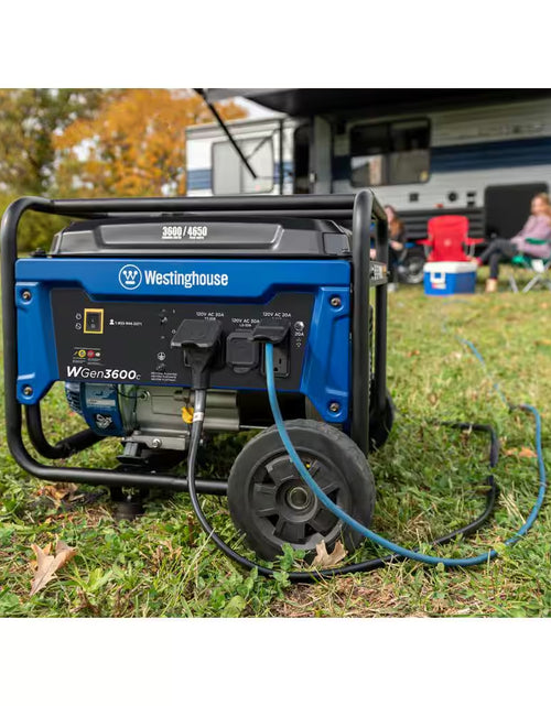 Load image into Gallery viewer, 4,650/3,600-Watt Gas Powered Portable Generator with Recoil Start
