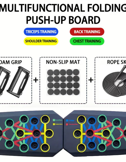 Load image into Gallery viewer, Household Multifunctional Push up Training Board for Men&#39;S Chest and Abdominal Muscle Training Equipment Portable Push up Board
