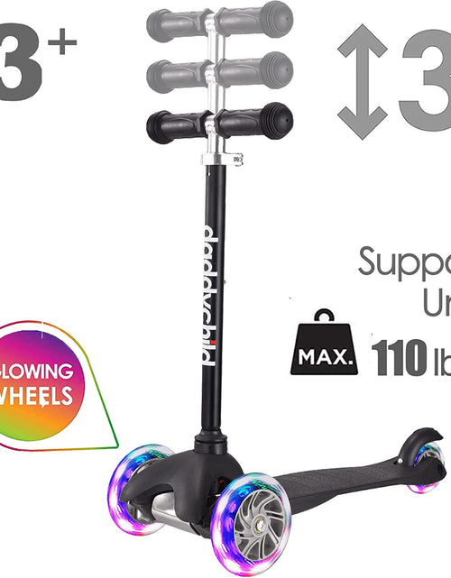 Load image into Gallery viewer, 3 Wheel Scooters for Kids, Kick Scooter for Toddlers 2-6 Years Old, Boys and Girls Scooter with Light up Wheels, Mini Scooter for Children
