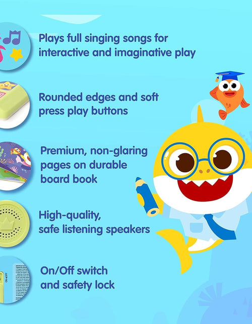 Load image into Gallery viewer, Baby Shark Sing-Alongs 10 Button Sound Book | Baby Shark Toys | Learning &amp; Education Toys | Interactive Baby Books for Toddlers 1-3 | Gifts for Boys &amp; Girls
