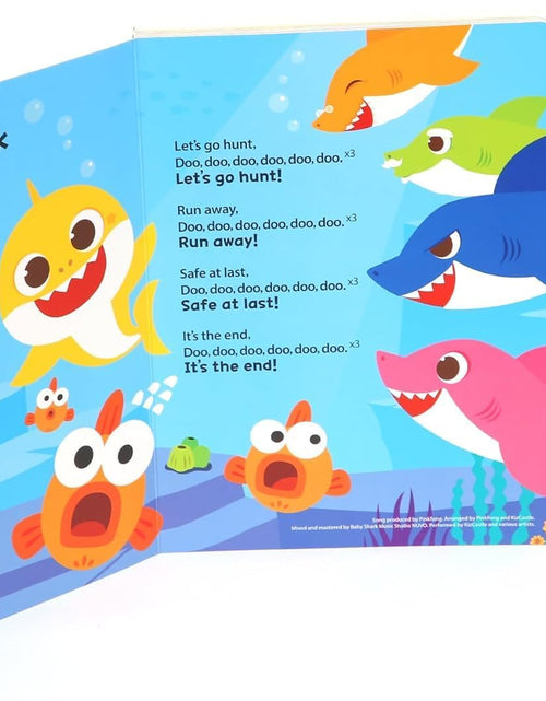 Load image into Gallery viewer, Baby Shark Sing-Alongs 10 Button Sound Book | Baby Shark Toys | Learning &amp; Education Toys | Interactive Baby Books for Toddlers 1-3 | Gifts for Boys &amp; Girls
