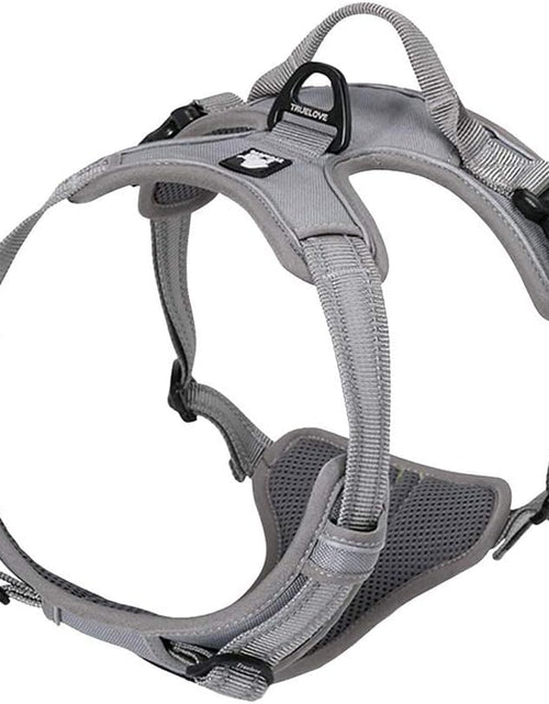 Load image into Gallery viewer, Adjustable No-Pull Dog Harness Reflective Pup Vest Harnesses Comfortable Control Brilliant Colors Truelove Tlh5651(Gray,L)
