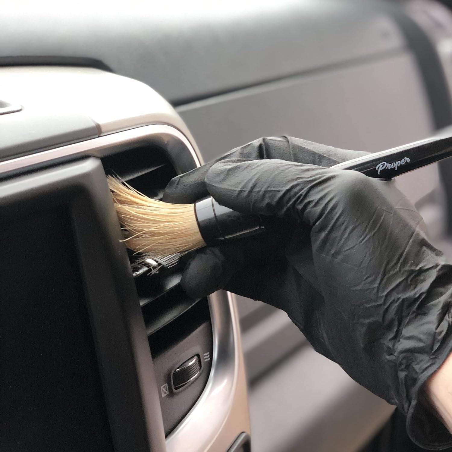 Professional Detailing Brush Set Ultra Soft Boars Hair Detailing Brushes 3 Pack, Detail Automotive Interior or Exterior, Get Professional Results with Proper Detail Brushes Car Detailing