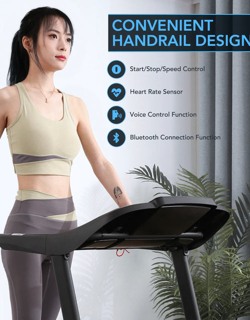 Load image into Gallery viewer, Treadmill Folding Bluetooth Treadmill Machine with Voice Control for Home Use
