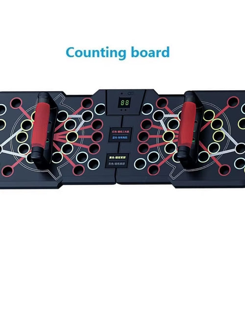 Load image into Gallery viewer, Multifunctional Counting Push up Board Home Chest Muscle Exercise Training Indoor Electronic Fitness Support Push-Up Rock Stands
