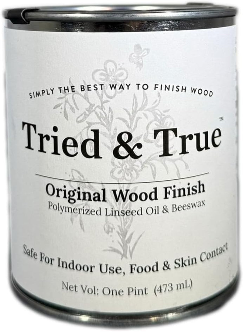 Original Wood Finish – Pint – All-Purpose All-Natural Finish for Wood, Metal, Food Safe, Dye Free, Solvent Free, VOC Free, Non Toxic Wood Finish, Sealer