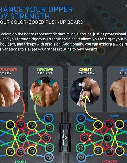 Load image into Gallery viewer, Epic Core Push up Board Fitness System. Jump Rope and Hand Strength. Brand New!
