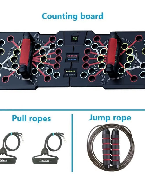 Load image into Gallery viewer, Multifunctional Counting Push up Board Home Chest Muscle Exercise Training Indoor Electronic Fitness Support Push-Up Rock Stands
