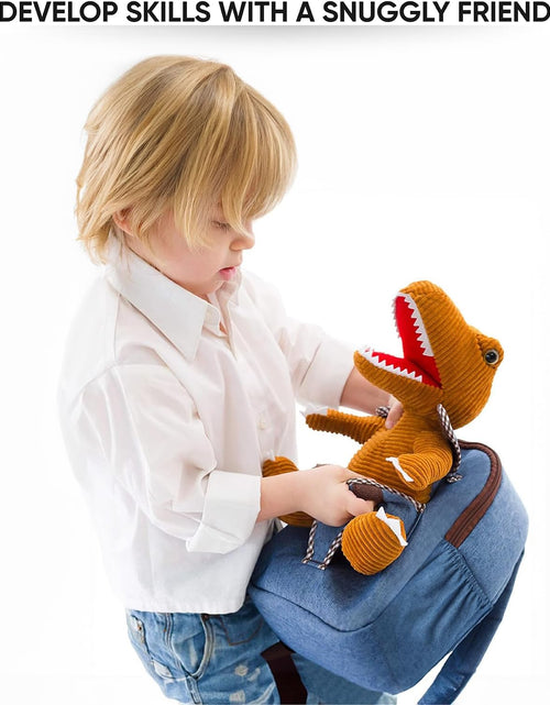 Load image into Gallery viewer, Dinosaur Backpack, Dinosaur Toy, Gifts for 2 Year Old Boy, Toy Dinosaurs for Toddlers 1-3
