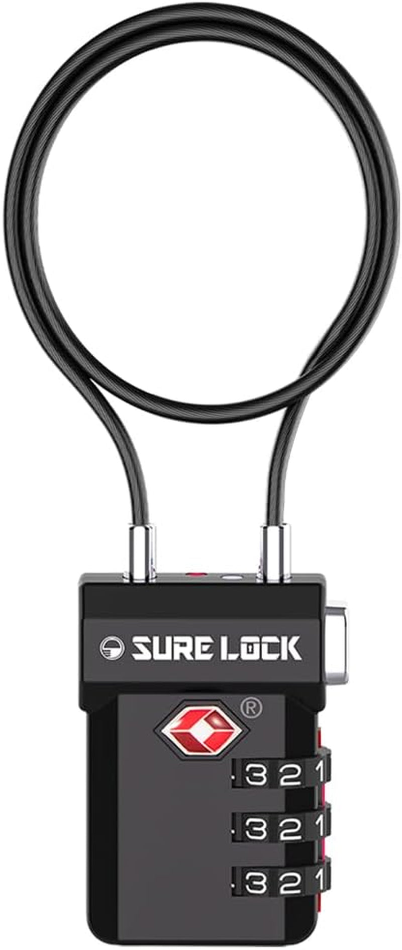 TSA Approved Luggage Locks, Open Alert, Easy Read Dials, Travel Luggage Locks for Suitcase, Baggage Locks