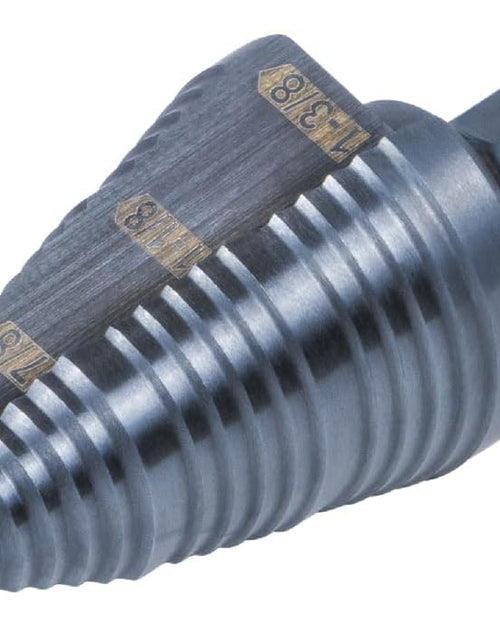 Load image into Gallery viewer, KTSB15 Step Drill Bit #15 Double Fluted 7/8 to 1-3/8-Inch
