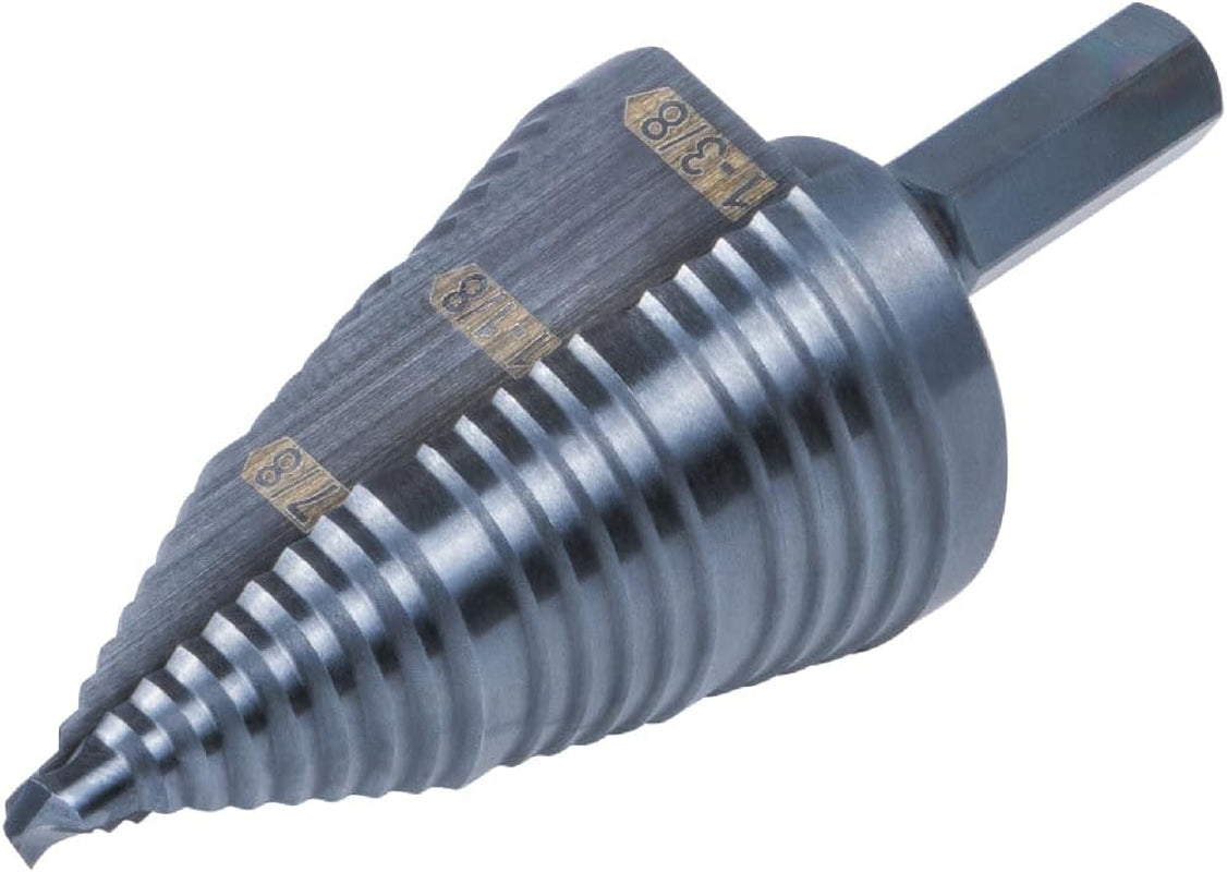 KTSB15 Step Drill Bit #15 Double Fluted 7/8 to 1-3/8-Inch