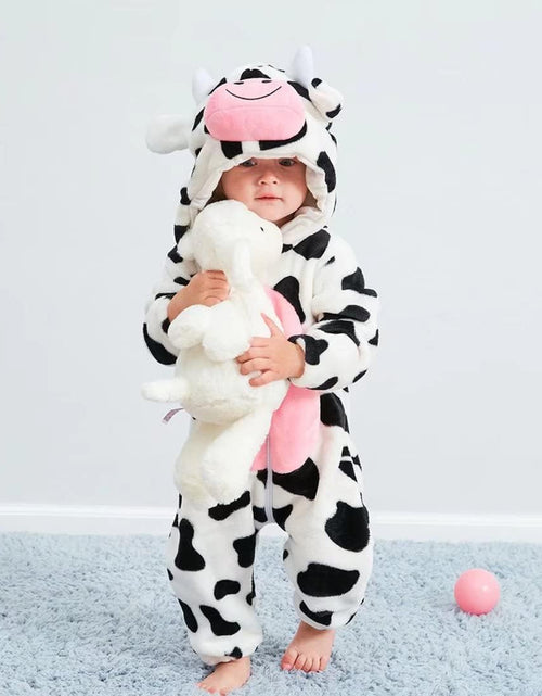 Load image into Gallery viewer, Halloween Baby Costumes Toddler Onesie Pajamas Infants Romper Boys Girls Animal Dress up Clothes 2-30 Months
