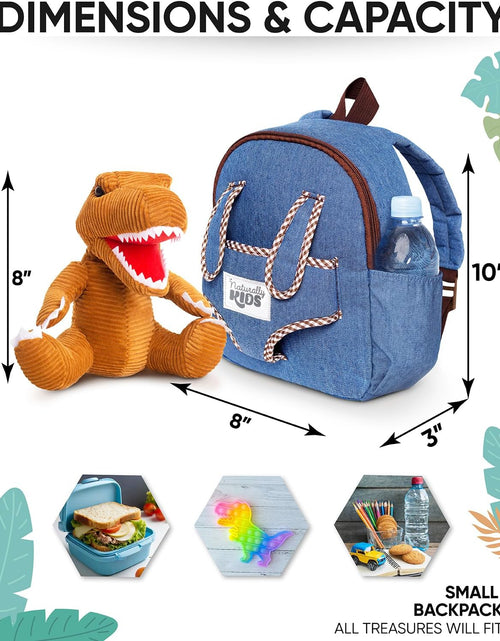 Load image into Gallery viewer, Dinosaur Backpack, Dinosaur Toy, Gifts for 2 Year Old Boy, Toy Dinosaurs for Toddlers 1-3
